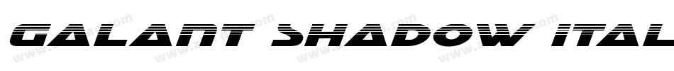 Galant Shadow Italic字体转换
